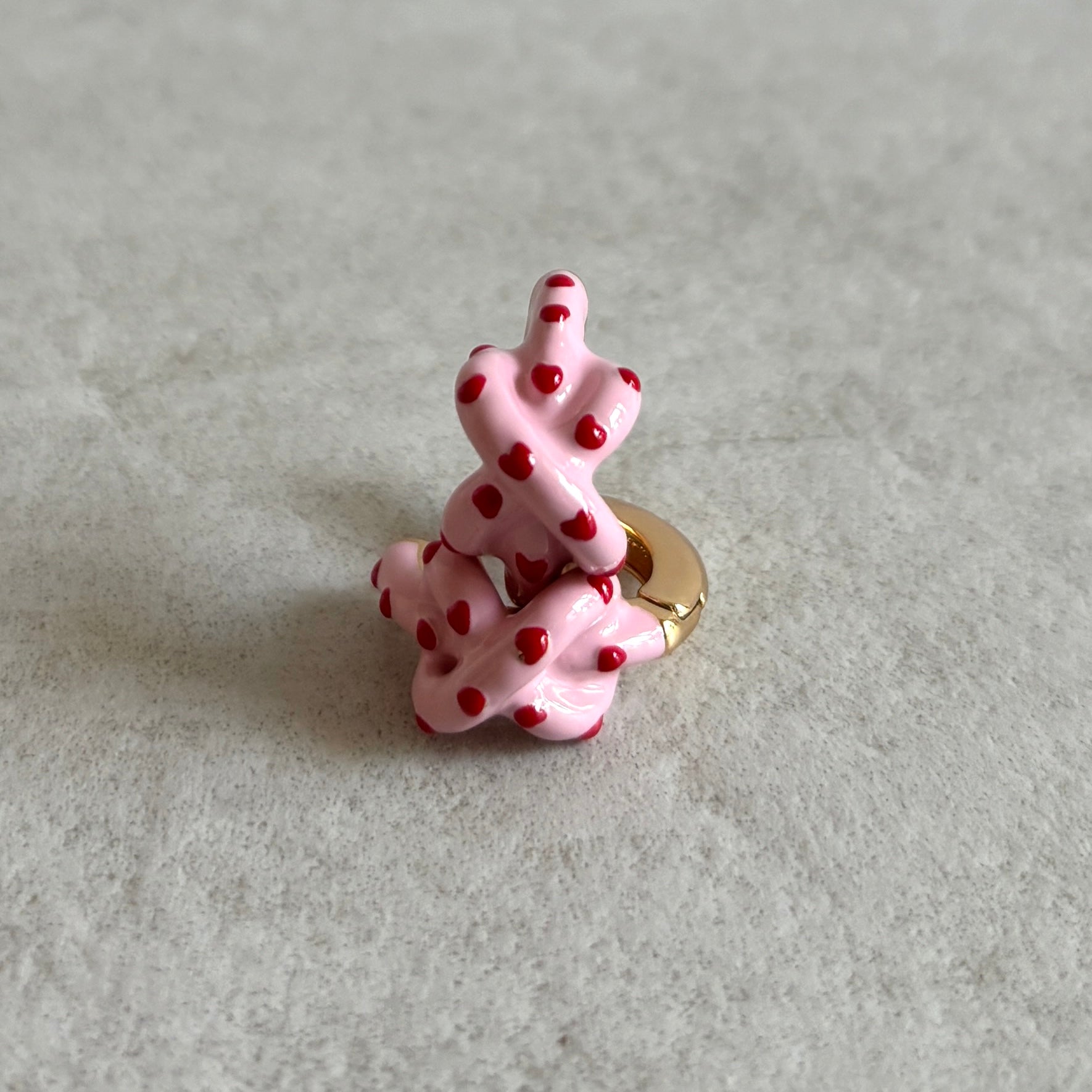 The Mini Knot Hoops | Confused Heart
