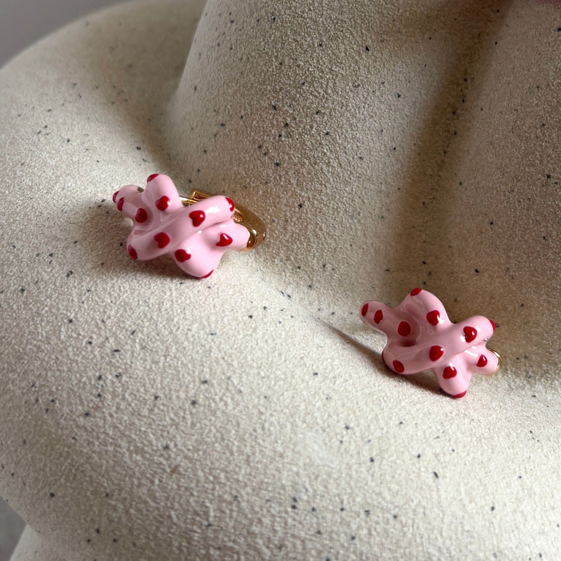The Mini Knot Hoops | Confused Heart