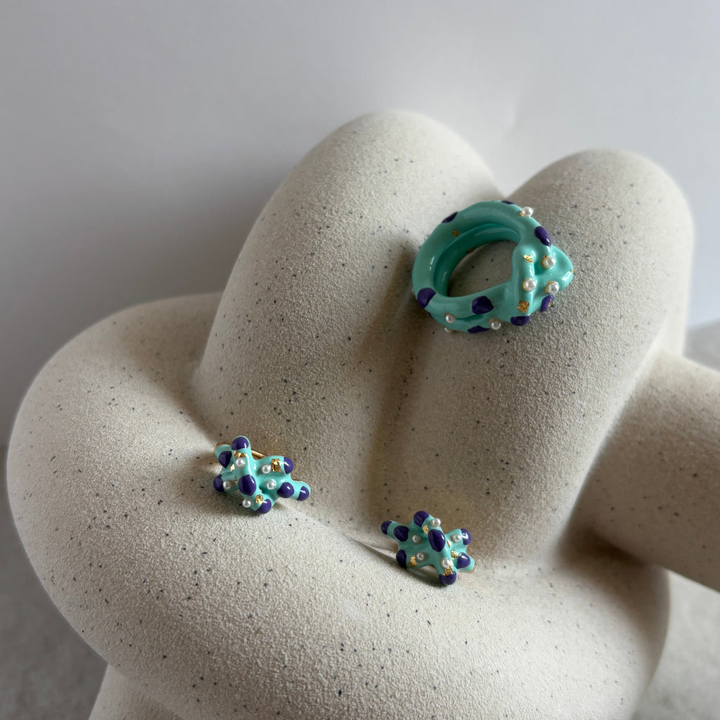 The Dyno Vibes Set | Anello + Orecchini